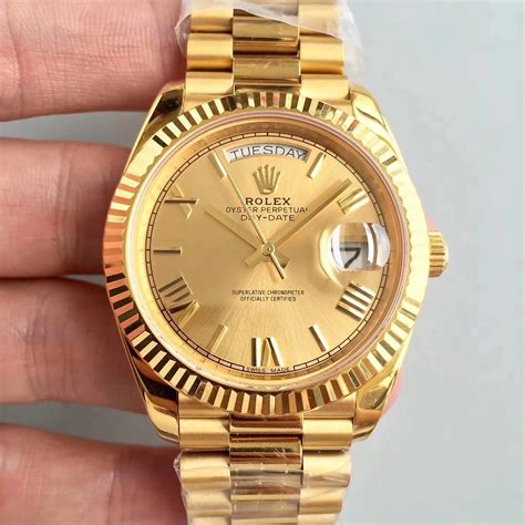 gold rolex watches replica